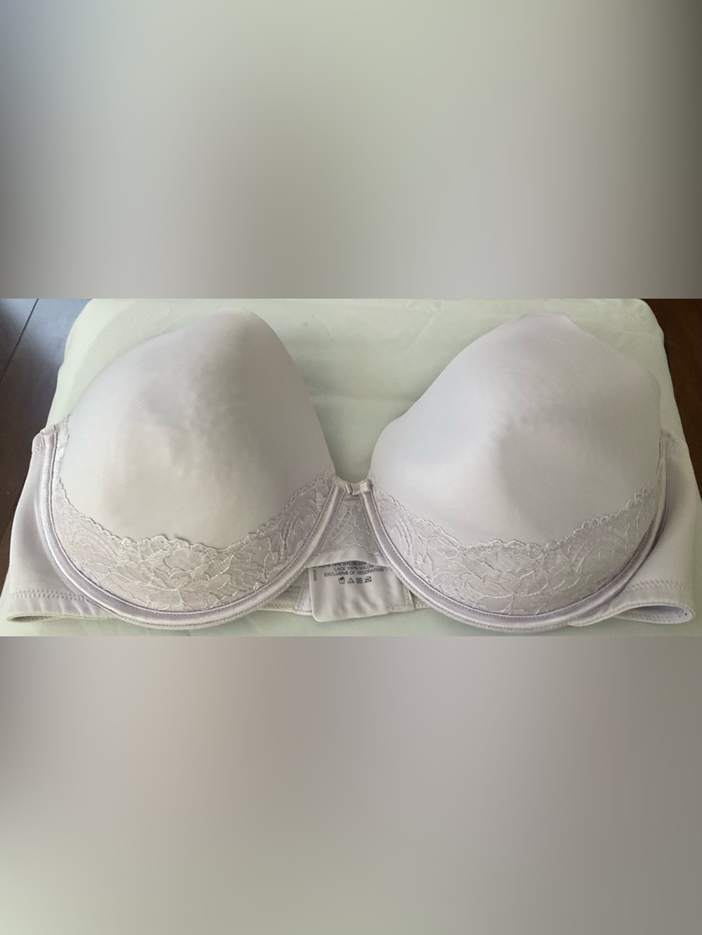 Vanity Fair Lavender Molded Cup Bra with Lace Plus sized